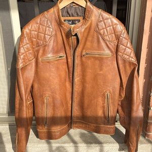 Real Leather Motorcycle Jacket